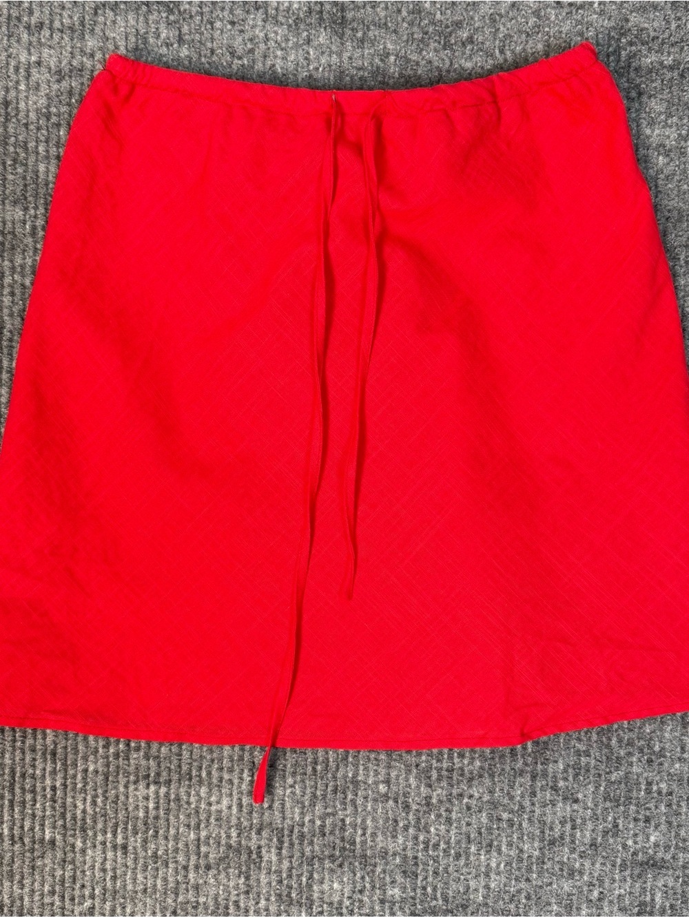 Petal & Pup Red Drawstring Mini Skirt - Picture 2 of 9